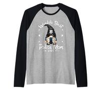 Cute Mother`s Day GNOME for Worlds Best Police Mom Ever Maglia con Maniche Raglan