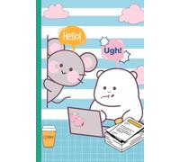 Cute Mouse & Bear School Journal for Girls, Teens & Students | Funny Homework Planner: Notebook