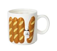 Cute Mug - Japanese Relief Ceramic Hot Coffee Cups,Household Beer Mug | For Juice Beer Dining Room Teachers Students Attractive Bread Form 200mlHotel Collectors Birthday Holiday Gathering