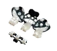 Cute Mushroom Claw Clips - Funny Mushroom Hair Clips for Women and Girls - Fashionable Non-Slip Barrettes and Jaw Clamps for Secure Hold and Stylish Hair Accessories