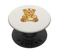 Cute NICU Nurse Teddy Bear Students Neonatal Care Unit Staff PopSockets PopGrip Adesivo