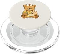 Cute NICU Nurse Teddy Bear Students Neonatal Care Unit Staff PopSockets PopGrip per MagSafe