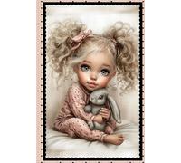 Cute Notebook - Hardcover - 80 lined pages - 6x9: Cute notebook for girls, teens, students, school, work, home or college by Violet Snow.