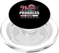 Cute Nurses Gift Nurse In Progress Nursing School For Women PopSockets PopGrip per MagSafe