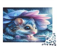 Cute Opossum Hanging Upside Down on A Branch Jigsaw Puzzle Impossibili 1000 Pezzi Decorazione Per La Casa. Giochi Rilassamento E Intelligence Per Adulti E Bambini Da 12 Anni 52x38cm/1000pcs