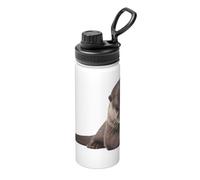 Cute Otter - Bollitore termico sportivo a doppia parete per bevande calde e fredde, ideale per viaggi, campeggio