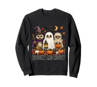 Cute Owl Halloween Witch Ghost Mummy Pumpkin Owl Lovers Felpa
