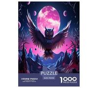 Cute Owl Puzzle Impossible 1000Pcs Decorazione Per La Casa. Giochi Rilassamento E Intelligence Per Adulti E Bambini Da 12 Anni 70x50cm/1000pcs