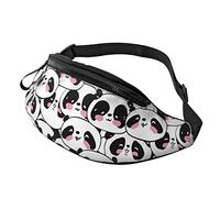 Cute Panda Baby Crossbody Bag Runner Piccolo Running Sport Sottile Alla moda Per Jogging Escursionismo Donna