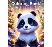 Cute Panda Coloring Book: 25 coloring pages for kids