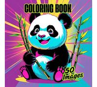 Cute Panda Coloring Book: 50 Kawaii Pages for Kids & Adults | Libro de Colorear de Pandas: 50 Páginas Kawaii para Niños y Adultos: Adorable Animal ... - Perfect for Beginners, Kids & Adults