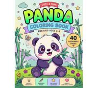 Cute Panda Coloring Book for Kids Ages 3-6: 40 Simple, Bold and Easy Panda Coloring Pages for Toddlers and Preschoolers (Bold and Easy Series)