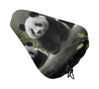 Cute Panda - Coprisedile per bici da uomo e donna, idrorepellente, cuscino regolabile per bicicletta, per ciclismo all'aperto
