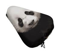 Cute Panda - Coprisedile per bicicletta, imbottito, extra largo, per donne e uomini, comodo, impermeabile, con coulisse, adatto per strada, montagna, esercizio, spin
