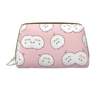 Cute Panda e Bradipo Pelle Lavabile Trucco Borsa per le Donne, Viaggio Cosmetici Borse, Portatile Cerniera Astuccio Organizer Pouch, Simpatica pecora., Taglia unica