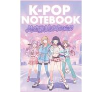 Cute Pastel K-Pop Girl Band Graph Paper Journal for Music Lovers