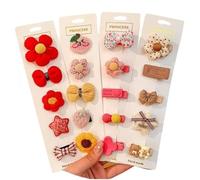 Cute Pattern Baby Mini Hair Clip senza danneggiare i capelli,Accessori per capelli per bambino piccolo, clip per capelli per bambini