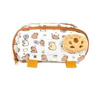 Cute Pencil Pouches, Large Capacity Pen Case, Adorable Capybara Design, Zipper Closure, Whether Used As A Travel Wallet Or School Accessory, Fabric Material, 8.27x3.15x4.33in