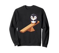 Cute Penguin Amicizia Parco Giochi Altalena Felpa