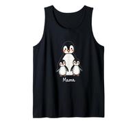 Cute Penguin Mama con Baby Penguins Canotta