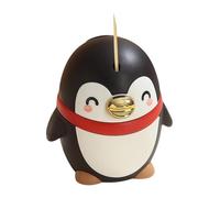 Cute Penguin Toothpick Holder - Semi Automatic Decorative Dispenser, Portable Storage Organizer | For Kitchen Dining Room Travel Camping Picnic Party Holiday Daily Use, Toothpick Dispenser, Dining