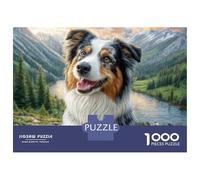Cute Pet Dog 1000 Pezzi Carta Ecologica Resistente Puzzle Premium Impossibilmente Difficile Sfida Unica Puzzle Regali Per Famiglia E Amici 70x50cm/1000pcs