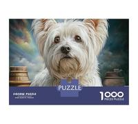 Cute Pet Dog 1000 Pezzi Cartoncino Premium Bundle Di Puzzle Handsome Dog Impossibilmente Difficile Sfida Unica Puzzle Regali Per Famiglia E Amici 70x50cm/1000pcs