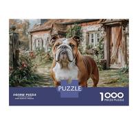 Cute Pet Dog 1000 Pezzi Cartoncino Premium Bundle Di Puzzle Pet Dog Impossibilmente Difficile Sfida Unica Puzzle Regali Per Famiglia E Amici 70x50cm/1000pcs
