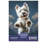 Cute Pet Dog 1000 Pezzi Puzzle Arte Collection Divertimento Puzzle Per Uomo E Donna Impegnativo E Difficile 70x50cm/1000pcs