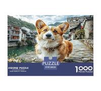 Cute Pet Dog Jigsaw Puzzle,1000 Pezzi Classici, Per Adulti E Bambini A Partire Da 12 Anni Giochi Rilassamento E Intelligence Puppy Sfida Impossibile - Regalo Per Amore E Amico 38x26cm/1000pcs