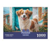 Cute Pet Dog Puzzle 1000 Pezzi Bambini Adulti Impegnativo E Difficile Giochi Rilassamento E Intelligence,Idea Regalo Uomo E Donna 70x50cm/1000pcs