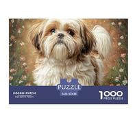 Cute Pet Dog Puzzle Da 1000 Pezzi Compact Box Premium Plus Quality Collezione Speciale Fai Da Te, Intrattenimento Creativo, Divertimento Per Adulti E Bambini Da 12 Anni 52x38cm/1000pcs