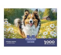 Cute Pet Dog Puzzle Da 1000 Pezzi Compact Box Premium Plus Quality Collezione Speciale Fai Da Te, Intrattenimento Creativo, Divertimento Per Adulti E Bambini Da 12 Anni 52x38cm/1000pcs