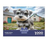 Cute Pet Dog Puzzle Da 1000 Pezzi Per Amici in Riunione: Collaborare E Passare Un Momento Unico!