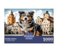 Cute Pet Dog Puzzle Da 1000 Pezzi Per Chi Ama I Viaggi: Rivisita Luoghi Meravigliosi E Migliora L'attenzione!