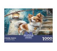 Cute Pet Dog Puzzle Da 1000 Pezzi Per Chi Cerca Relax: Un'attività Calma Per Ricaricare Le Energie!