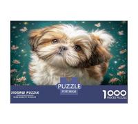 Cute Pet Dog Puzzle Da 1000 Pezzi Per Famiglie Che Cercano Attività Educative: Impara Mentre Ti Diverti!