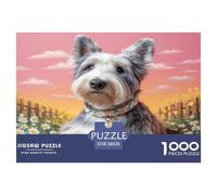 Cute Pet Dog Puzzle Da 1000 Pezzi Per Famiglie Numerose: Un Progetto Comune Che Unisce Tutti!