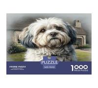 Cute Pet Dog Puzzle Da 1000 Pezzi Per Famiglie Numerose: Un Progetto Comune Che Unisce Tutti!