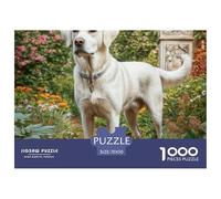Cute Pet Dog1000 Pezzi Di Puzzle Per Adulti E Adolescenti Labrador Retriever Puzzle Sfidanti 70x50cm/1000pcs Tutta La Famiglia.