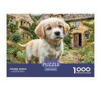 Cute Pet Dog1000 Pezzi Di Puzzle Per Adulti E Bambini Labrador Retriever Puzzle Sfidanti 70x50cm/1000pcs Tutta La Famiglia.