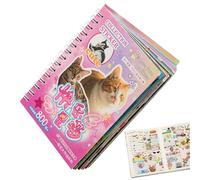 Cute Pet Sticker Book - Cats Stickers, 30 fogli, 800 Aesthetic Cat Stickers Each Style | Cats Decals for Scrapbooking, Diaries, DIY Crafts, Boys, Girls, Home, Birthdays, Christmas, Holidays