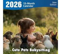 Cute Pets Babysitting 2026 Calendar: Adorable pets posing as funny babysitters