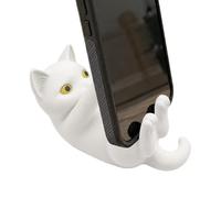 Cute Phone Stand, 3D Printed Funny Cat Desk Stand, Animal Smartphone Tablet | Kawaii Animal Table Decor For E-Reader Office Home Bedroom Living Room Study