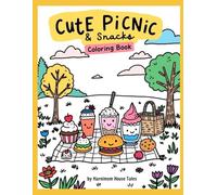 Cute Picnic & Snacks Coloring Book