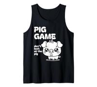 Cute Pig Gioco Ragazze Donne Bambini Divertente Kawaii Stuff Canotta