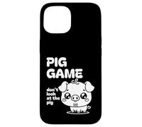 Cute Pig Gioco Ragazze Donne Bambini Divertente Kawaii Stuff Custodia per iPhone 15