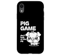 Cute Pig Gioco Ragazze Donne Bambini Divertente Kawaii Stuff Custodia per iPhone XR