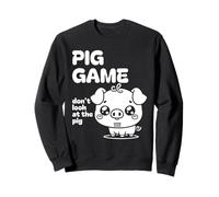 Cute Pig Gioco Ragazze Donne Bambini Divertente Kawaii Stuff Felpa