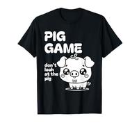 Cute Pig Gioco Ragazze Donne Bambini Divertente Kawaii Stuff Maglietta